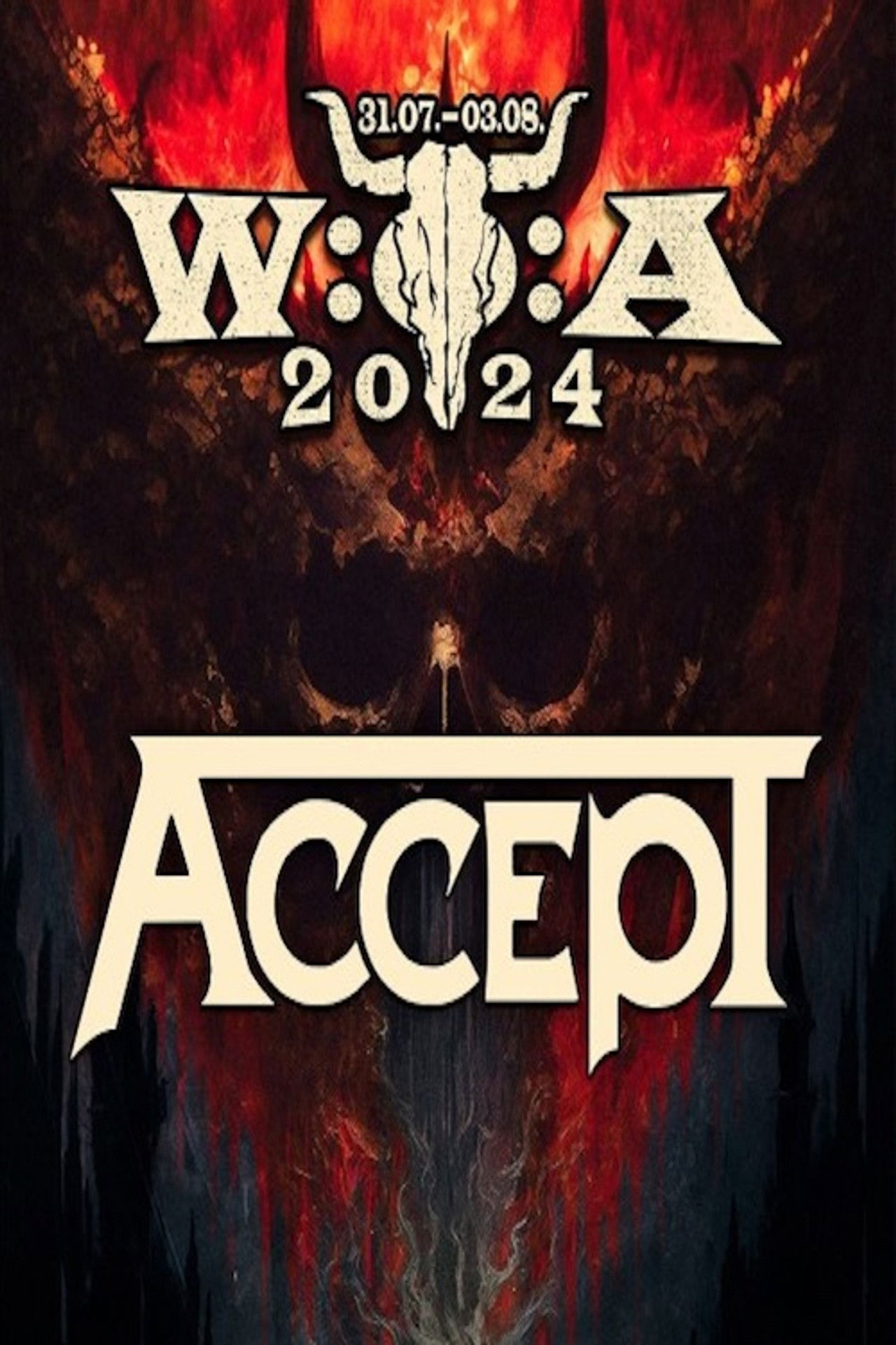 Accept: Live at Wacken Open Air 2024 Backdrop