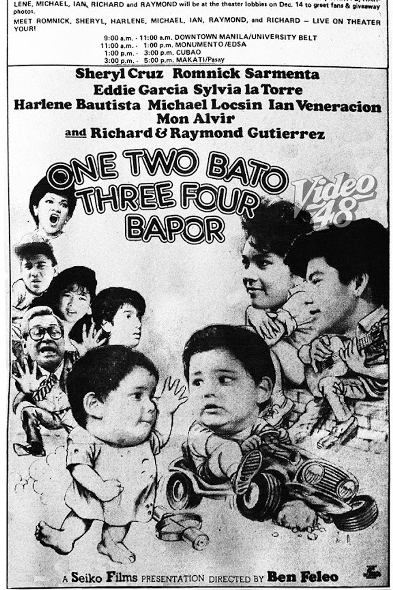 One Two Bato, Three Four Bapor Backdrop
