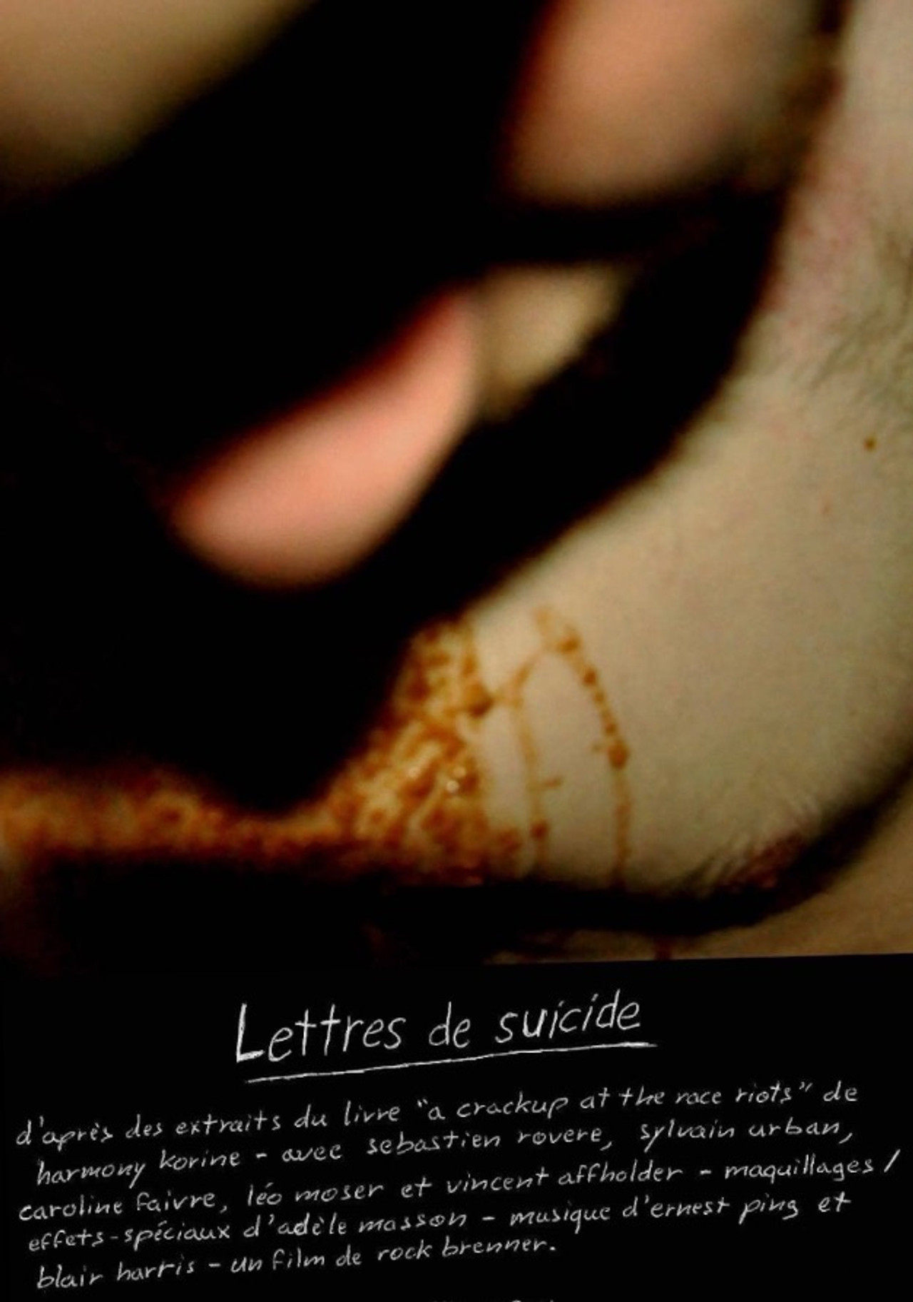 Lettres de suicide filmaffisch