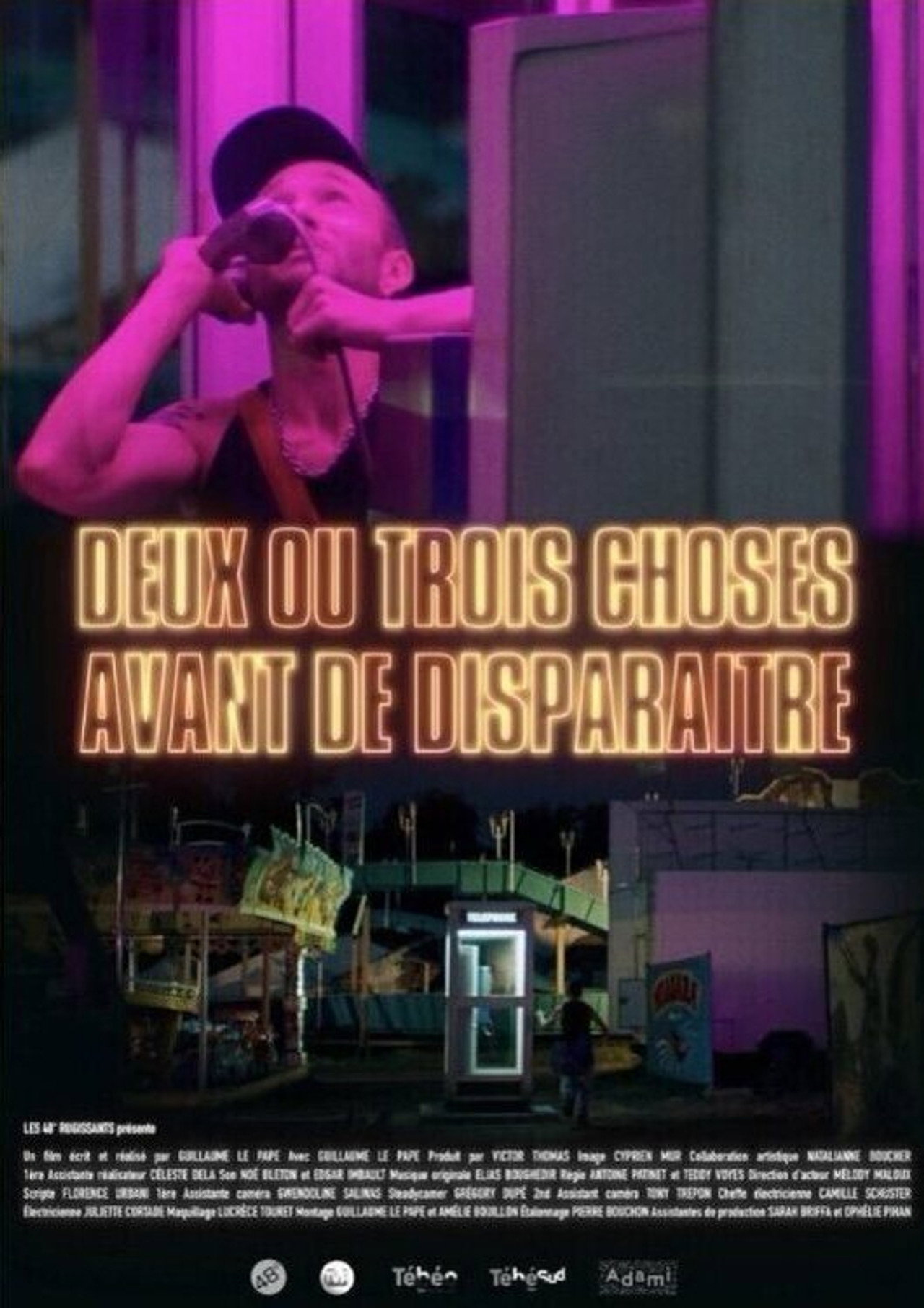 Deux ou trois choses avant de disparaître