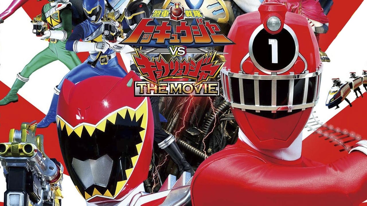 Scen från Ressha Sentai ToQger vs. Kyoryuger: The Movie