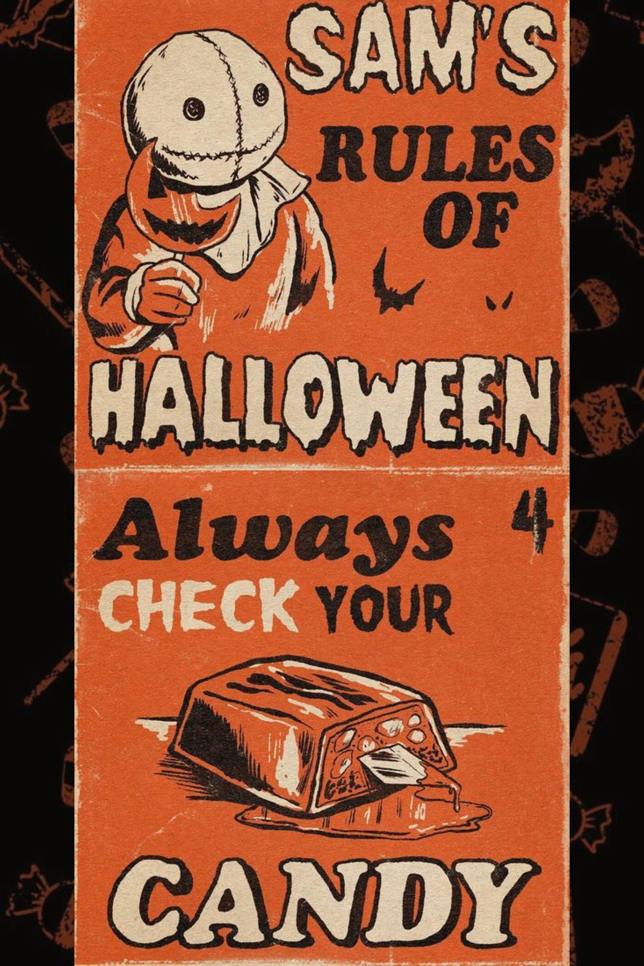Trick 'r Treat Rule #4: Always Check Your Candy filmaffisch