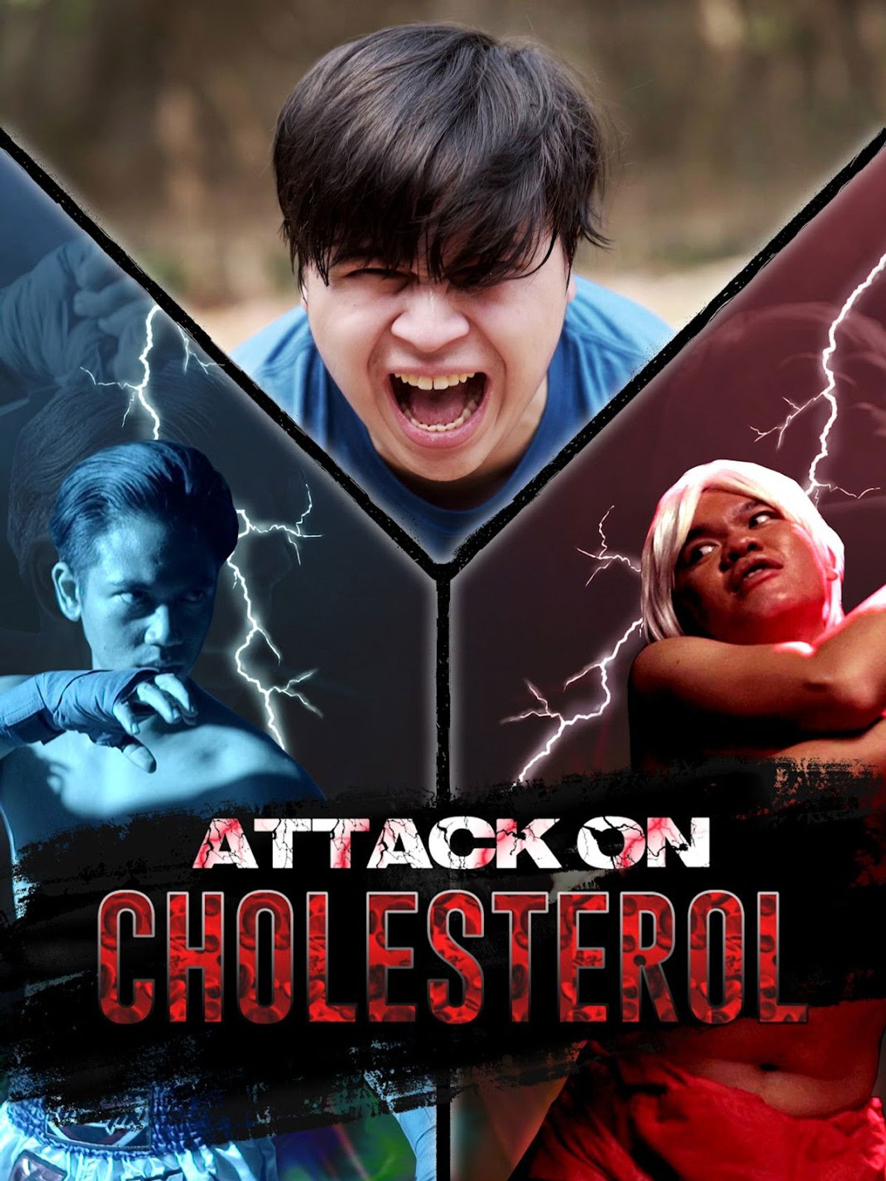 Attack On Cholesterol Backdrop