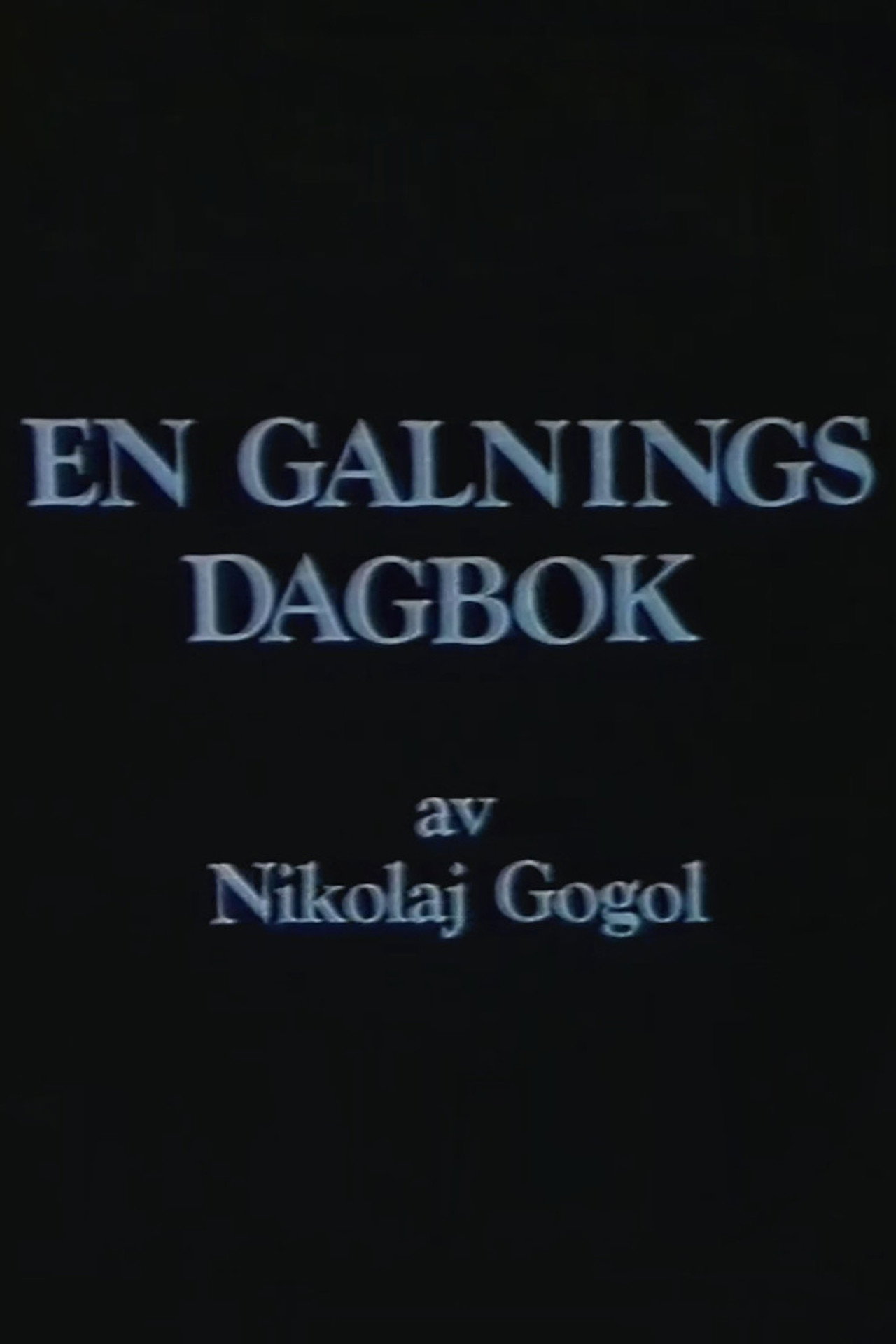 En Galnings Dagbok filmaffisch