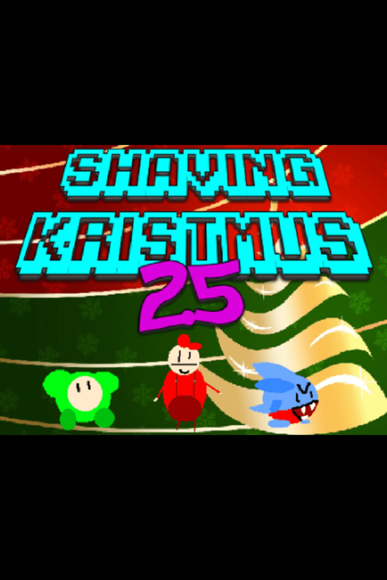 Shaving Kristmus 2.5 Backdrop