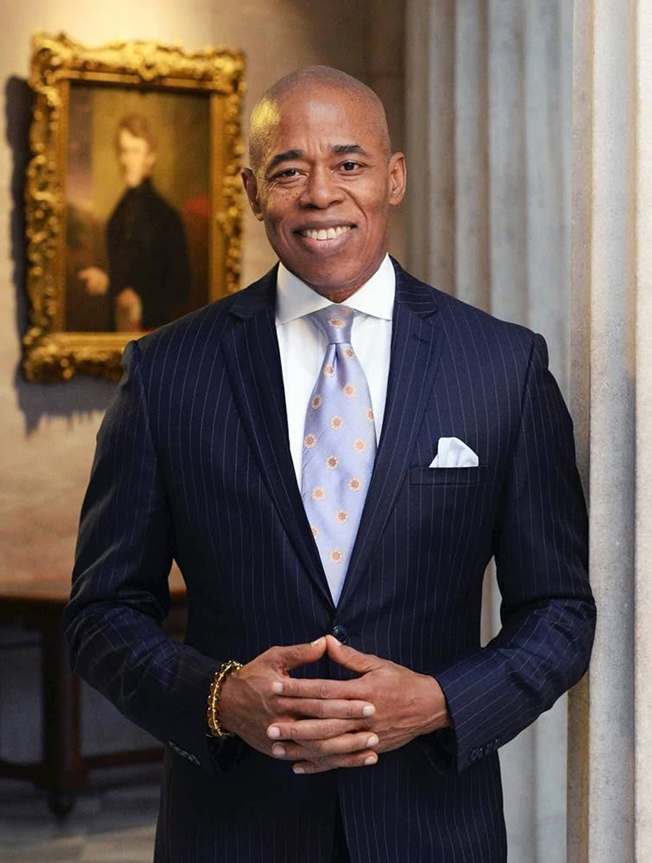 Sen. Eric Adams: Combating Gun Violence Backdrop