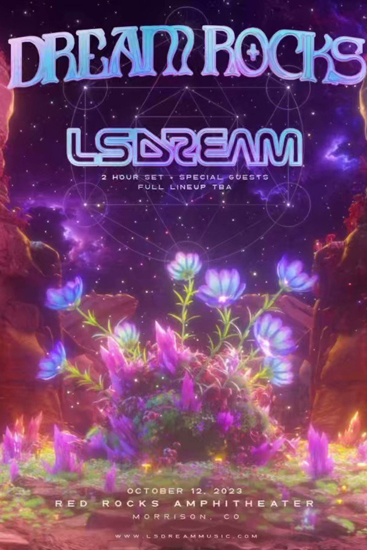 LSDREAM: Dreamrocks at Red Rocks Backdrop