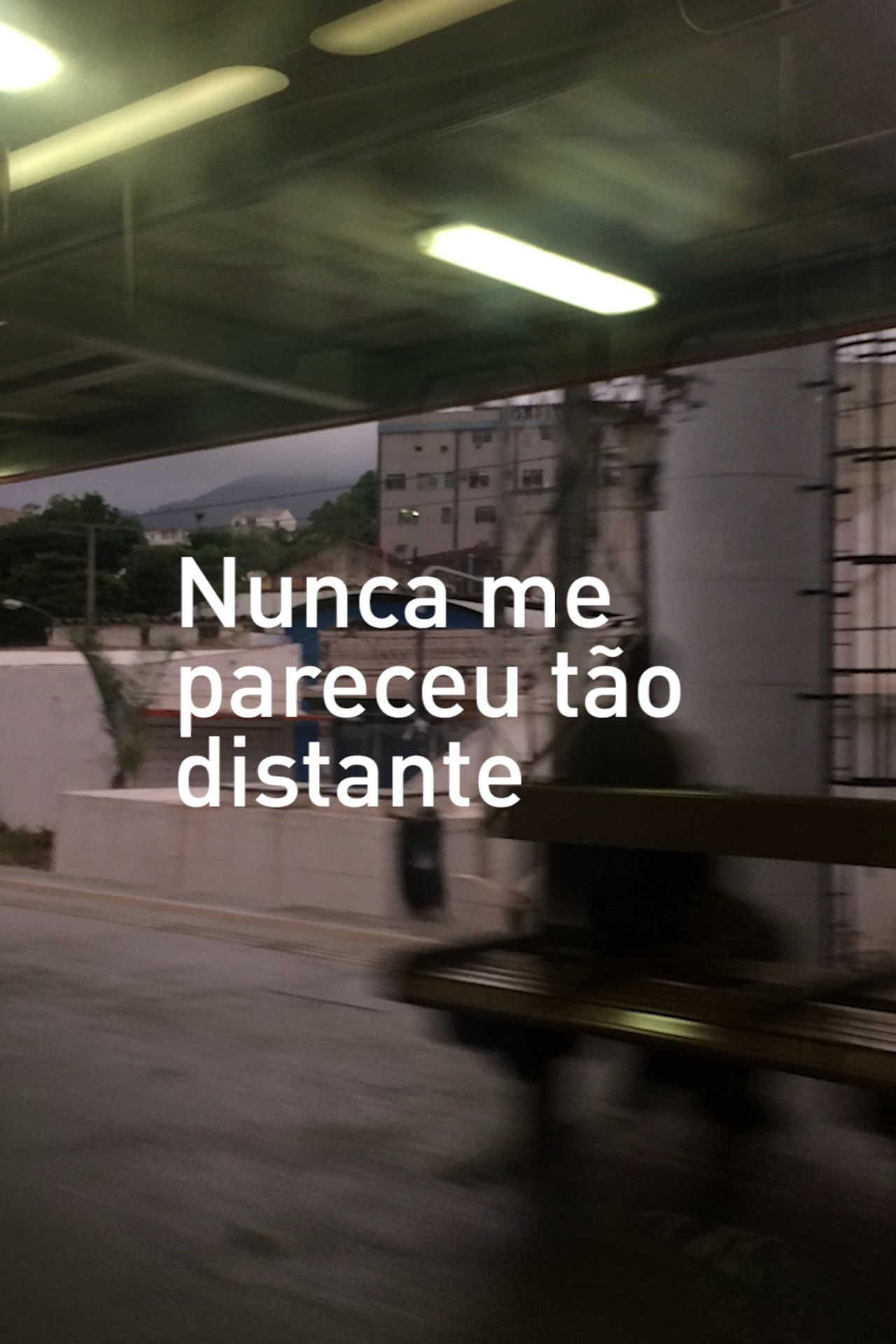 Nunca me pareceu tão distante filmaffisch