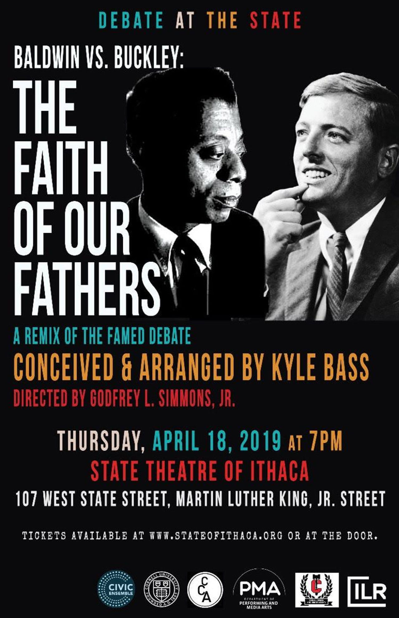 Debate: Baldwin vs. Buckley Backdrop