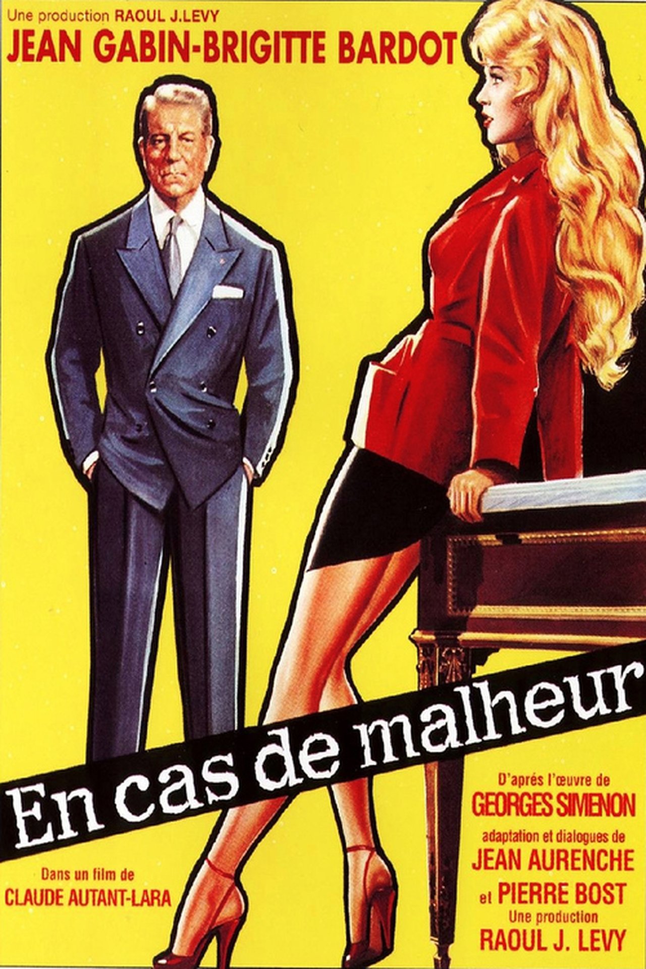 En cas de malheur poster