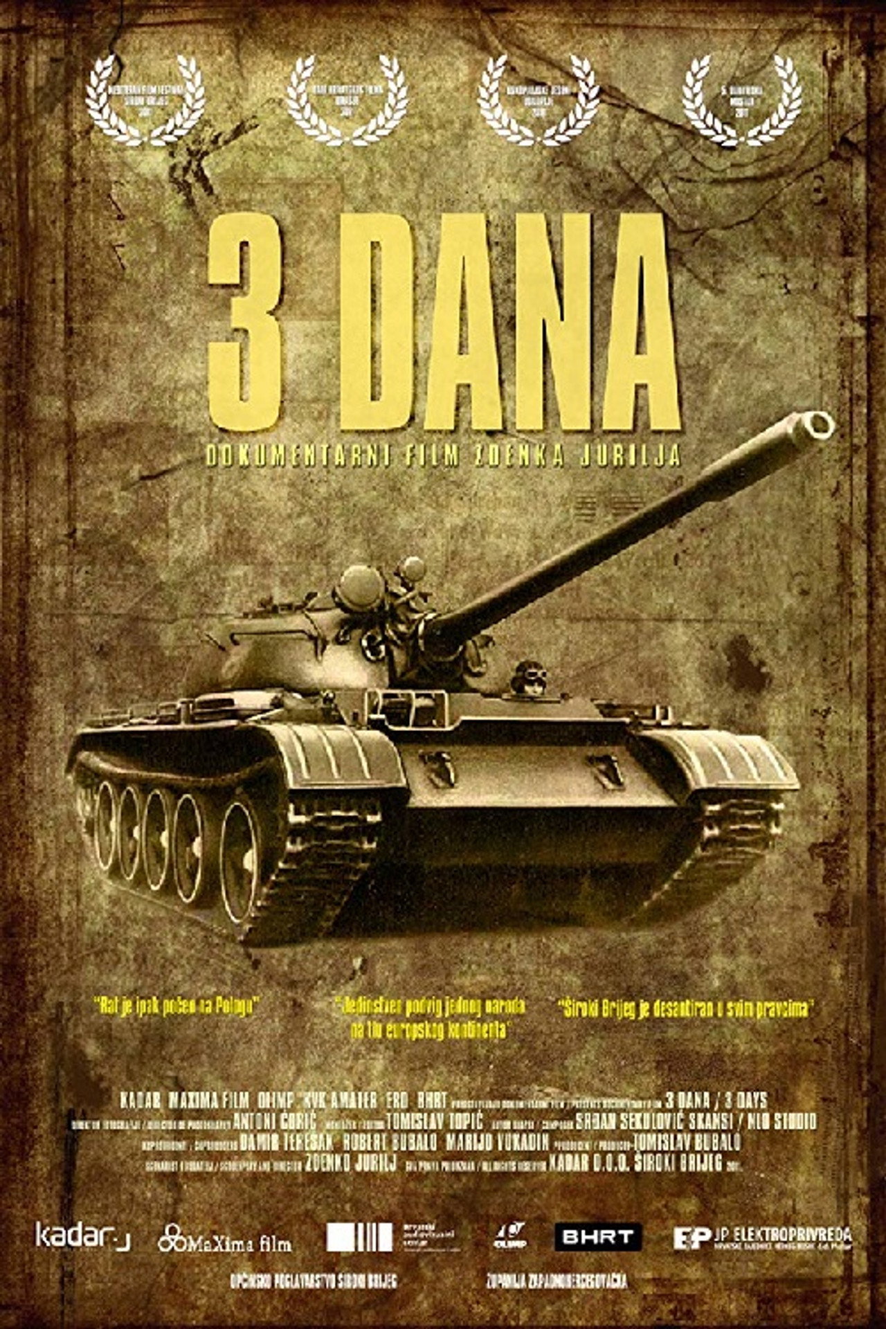 3 dana filmaffisch