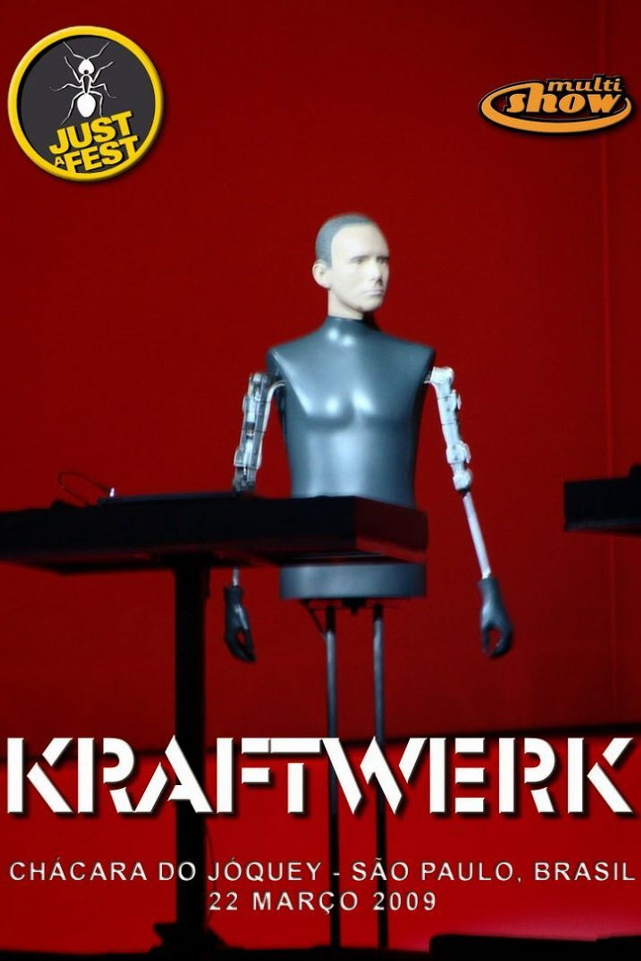 Kraftwerk - Live at Chacara do Jockey, Sao Paolo Backdrop