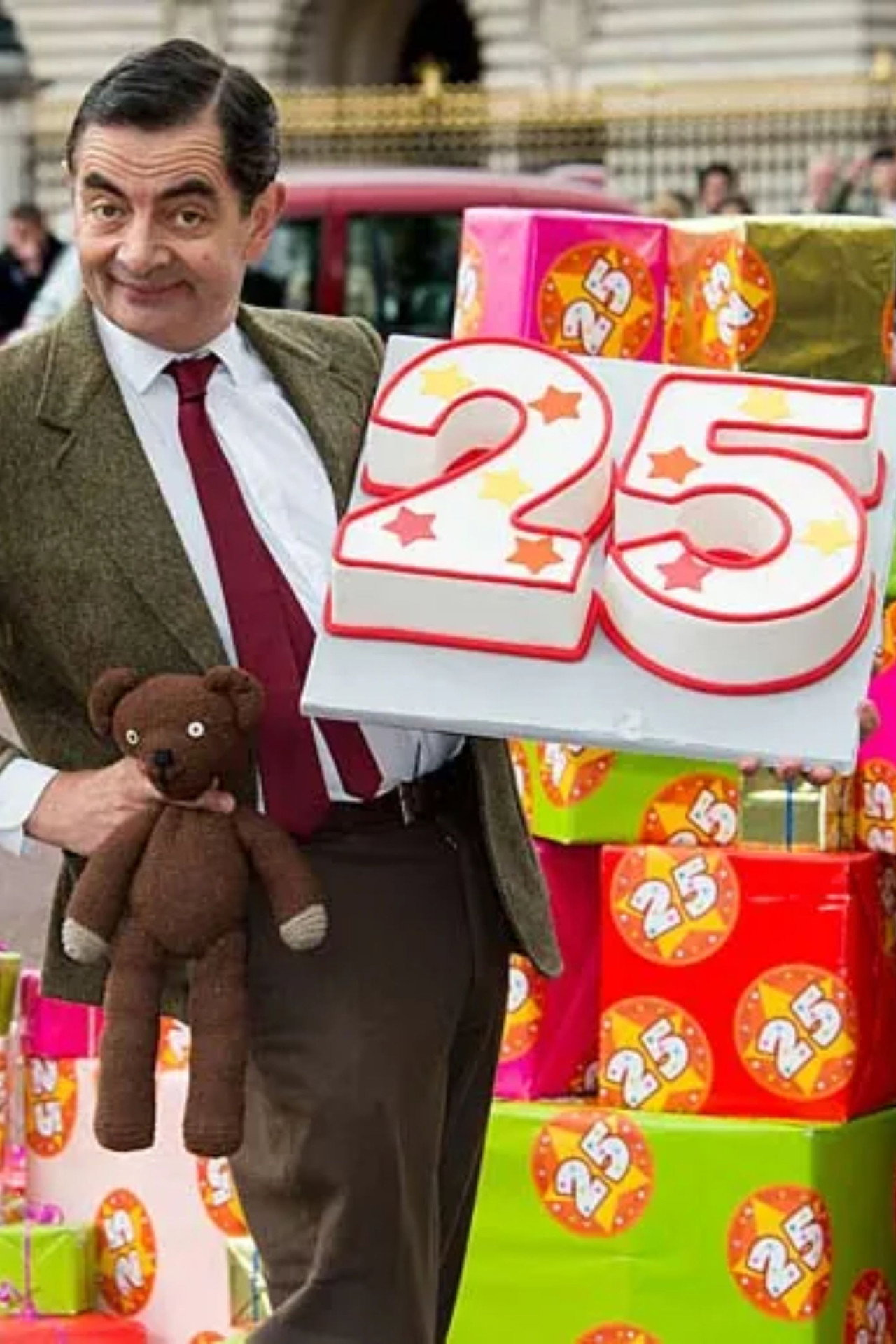 Mr. Bean's 25th Anniversary: Mr. Bean Drives His Car Again! Backdrop