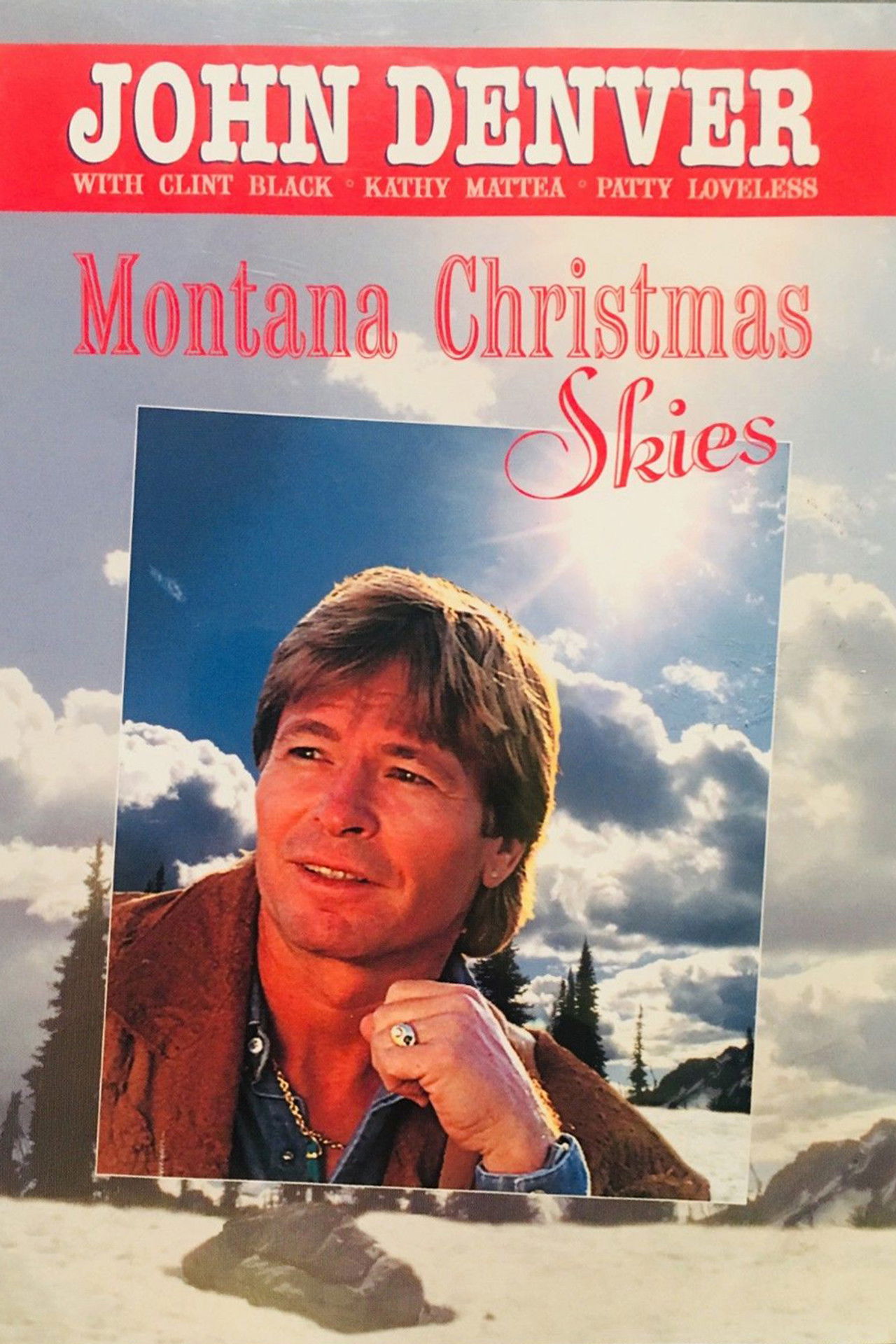 Montana Christmas Skies Backdrop