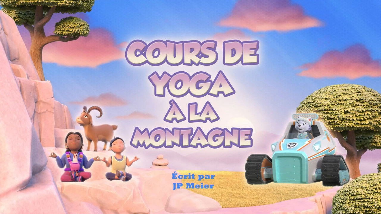 Cours de yoga à la montagne