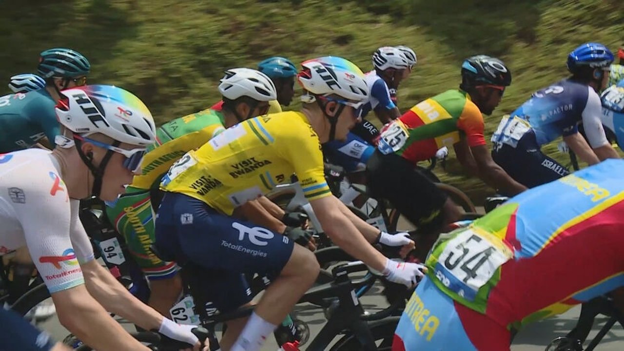 Regenbogen in Rwanda backdrop