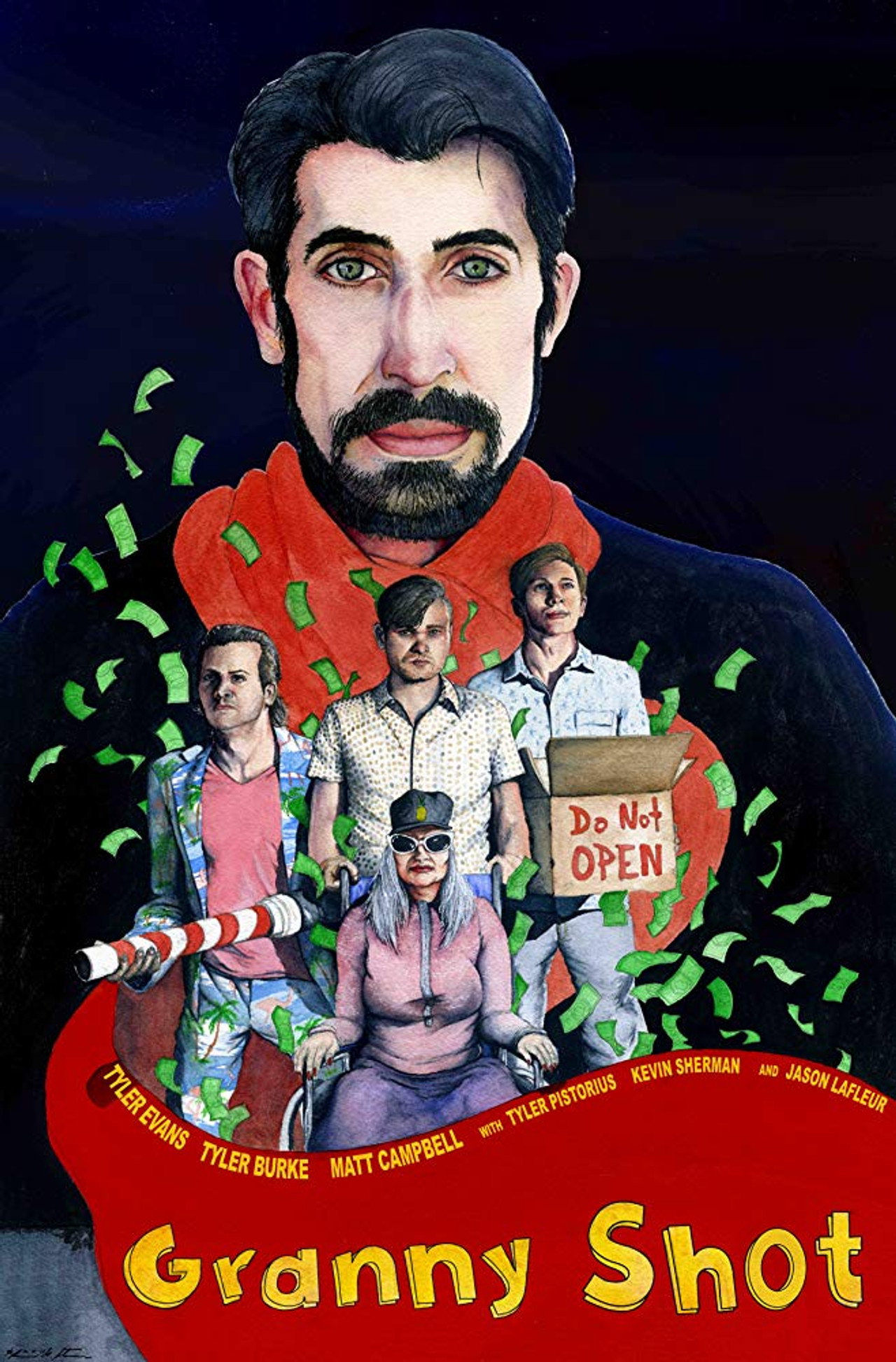 Granny Shot Backdrop