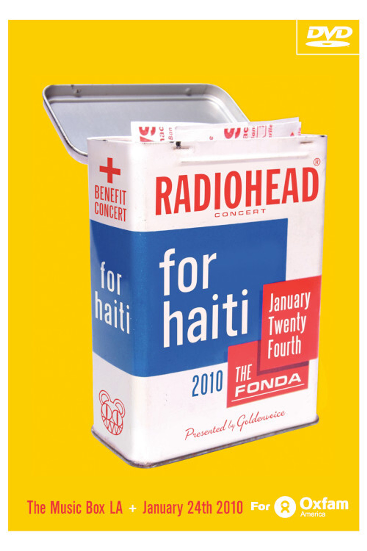 Radiohead for Haiti 2010 poster