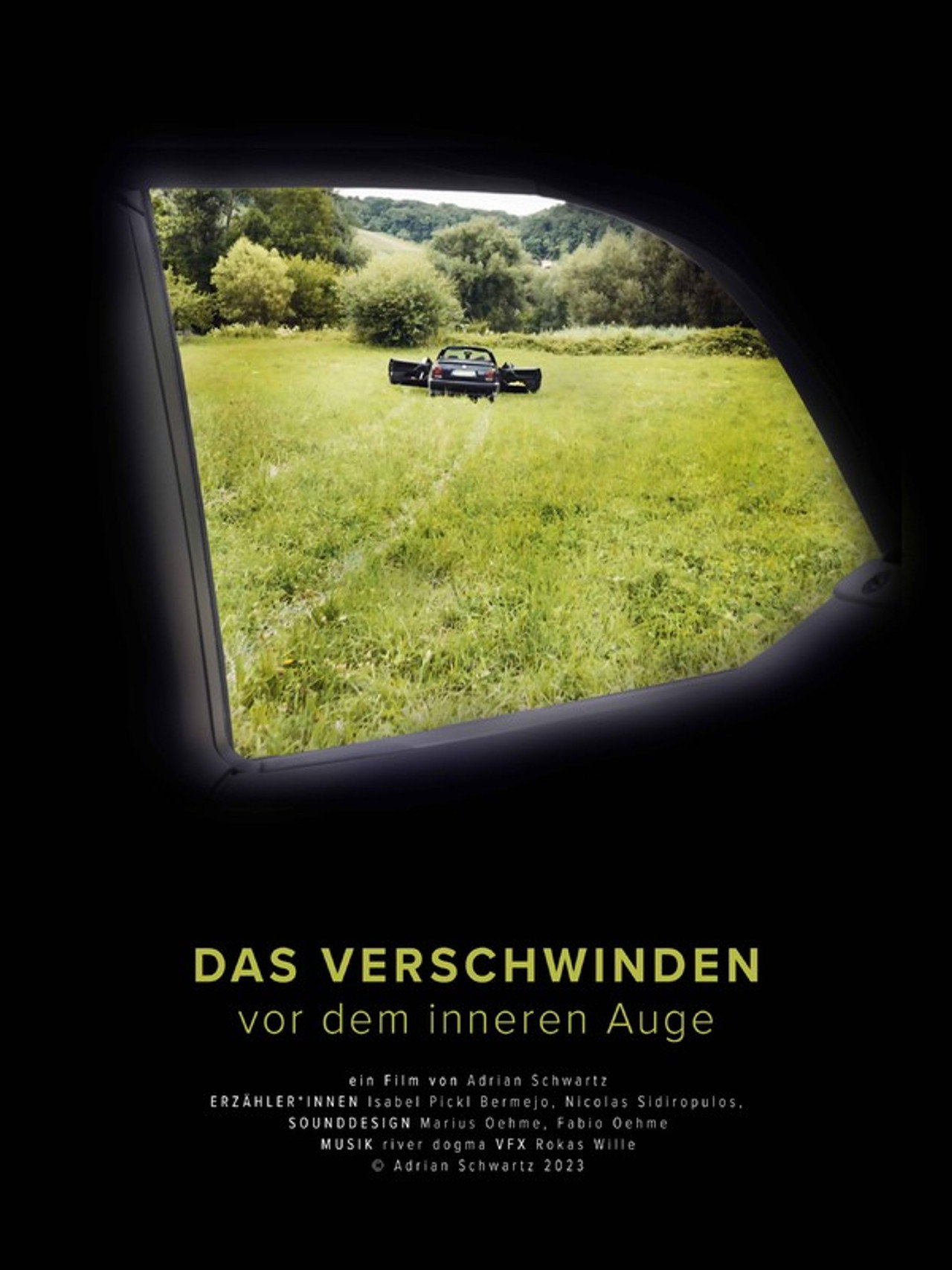 Das Verschwinden vor dem Inneren Auge filmaffisch