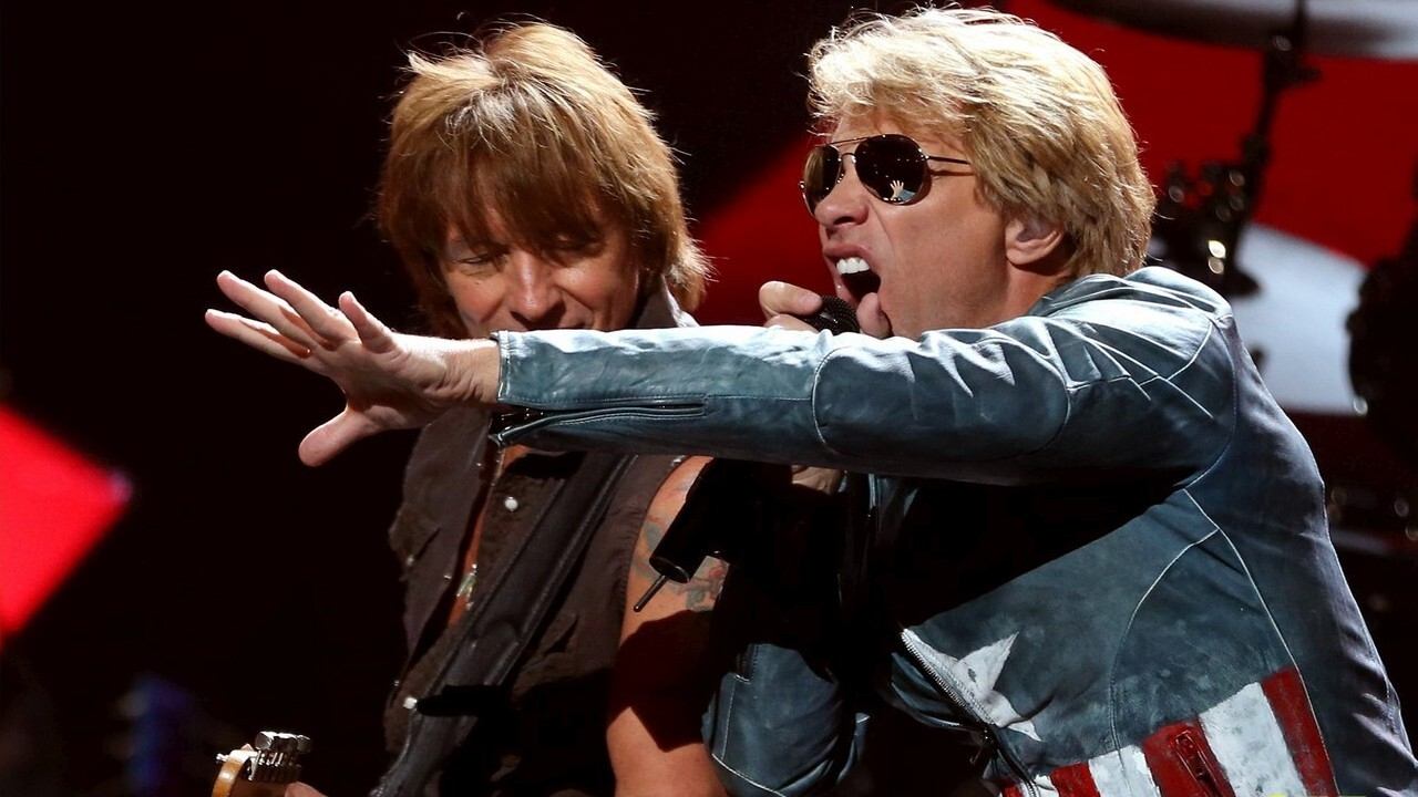 Cast and Crew of Bon Jovi - Live iHeartRadio Music Festival