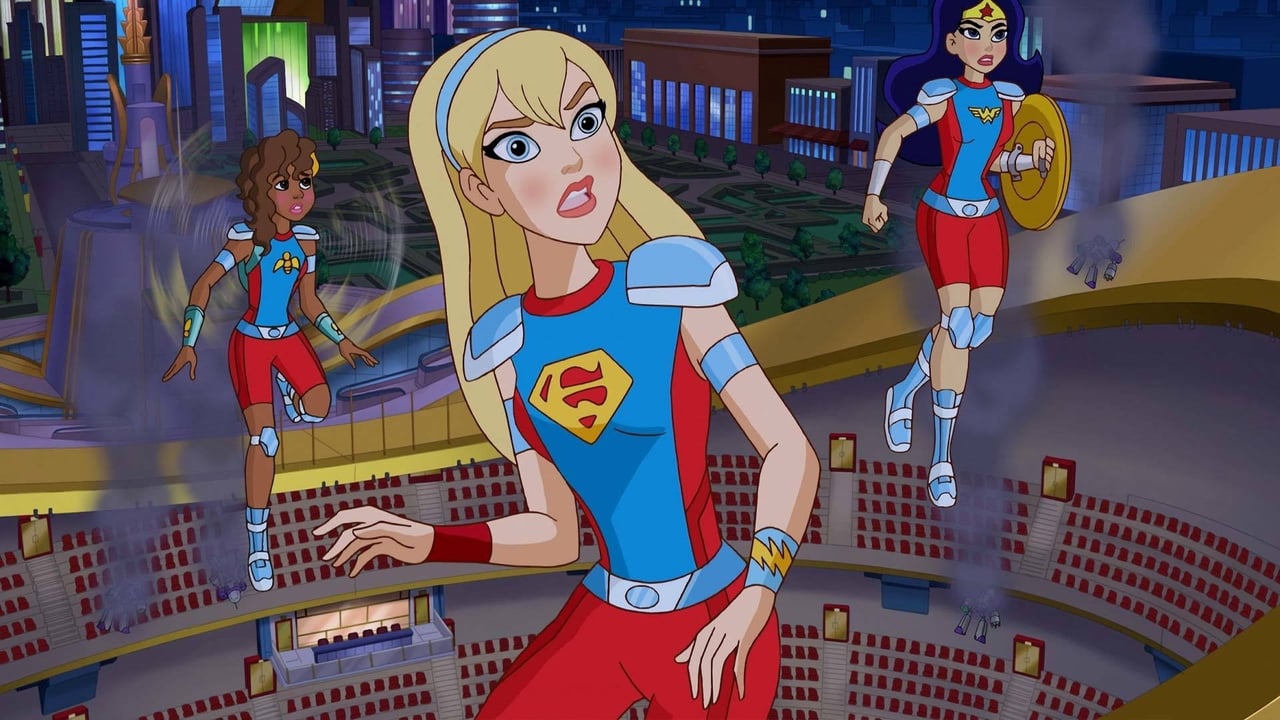 Scen från DC Super Hero Girls: Intergalaktiska spel