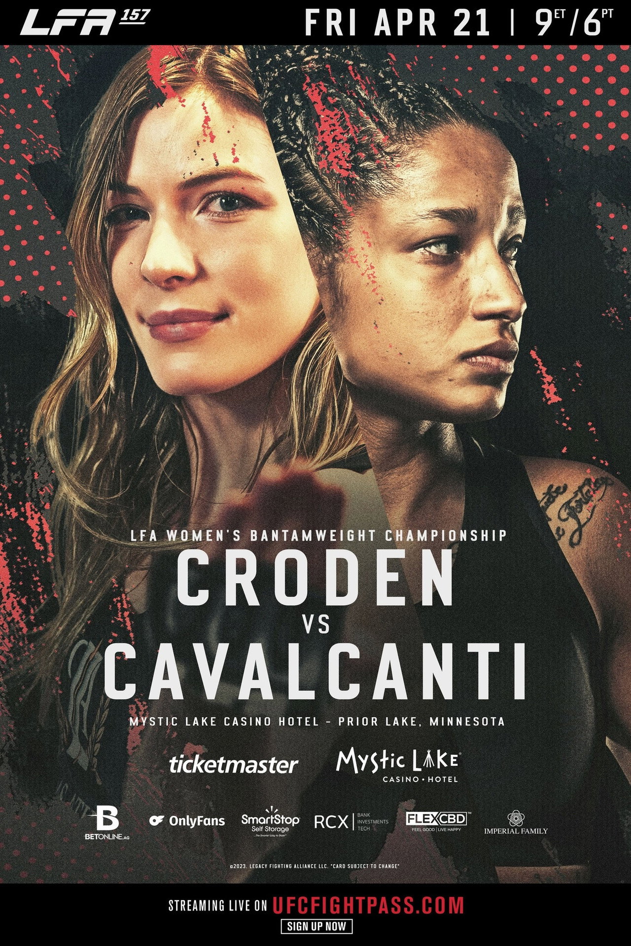 LFA 157: Croden vs. Cavalcanti filmaffisch