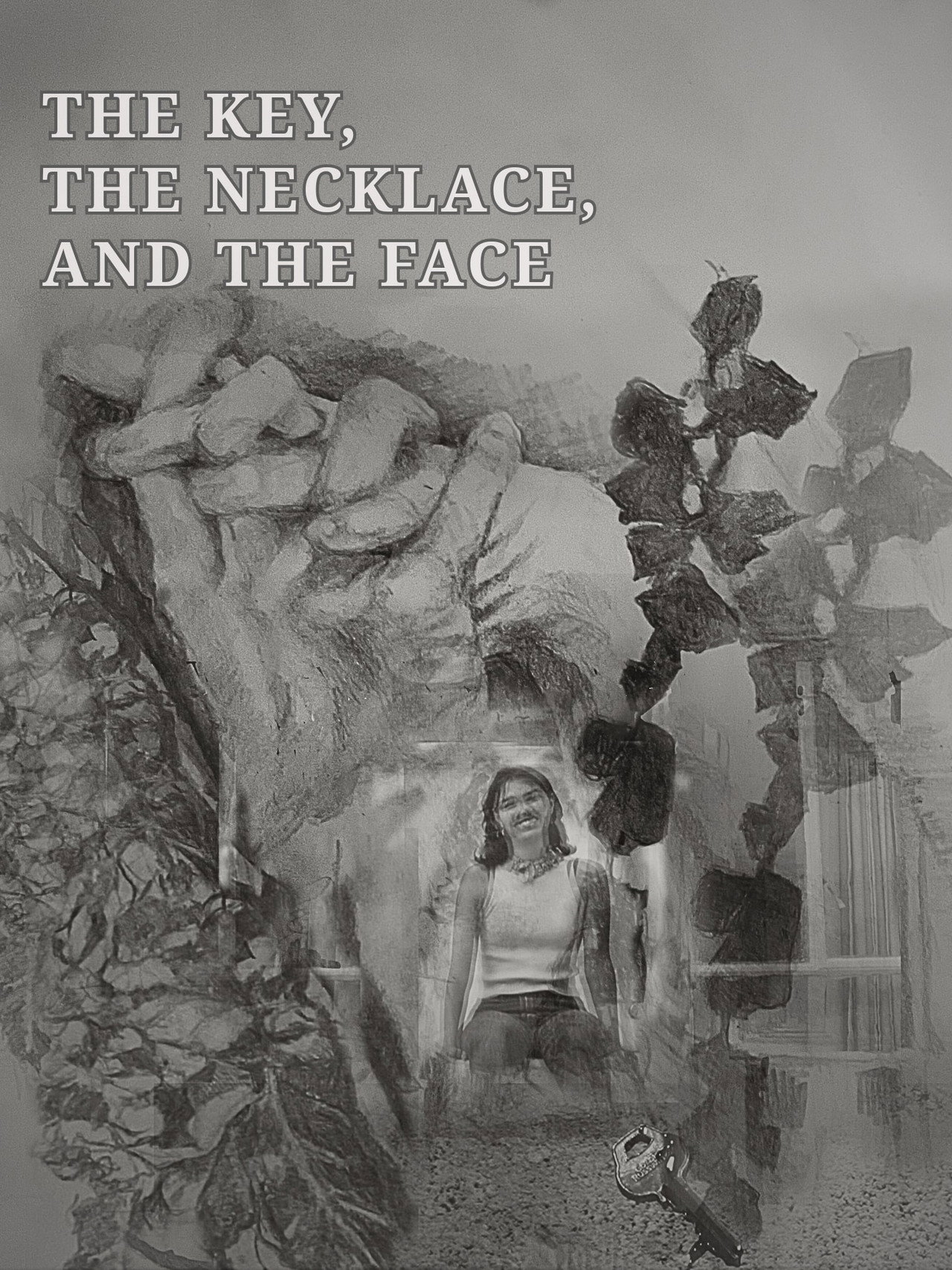 The Key, The Necklace, and The Face Backdrop