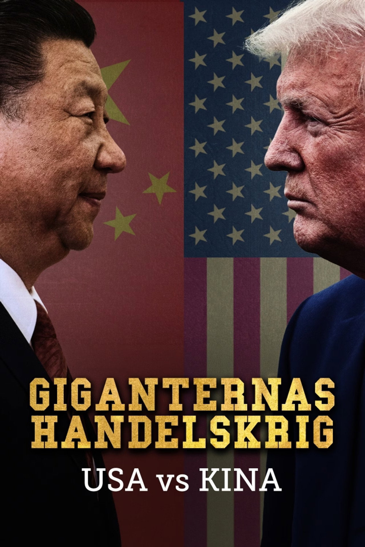 USA vs Kina - giganternas handelskrig affisch