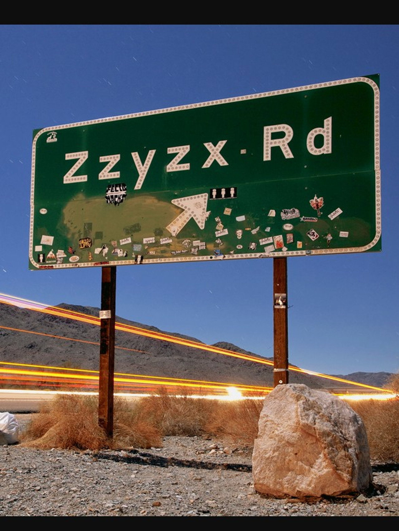 The Legacy of Zyzzyx Road Backdrop
