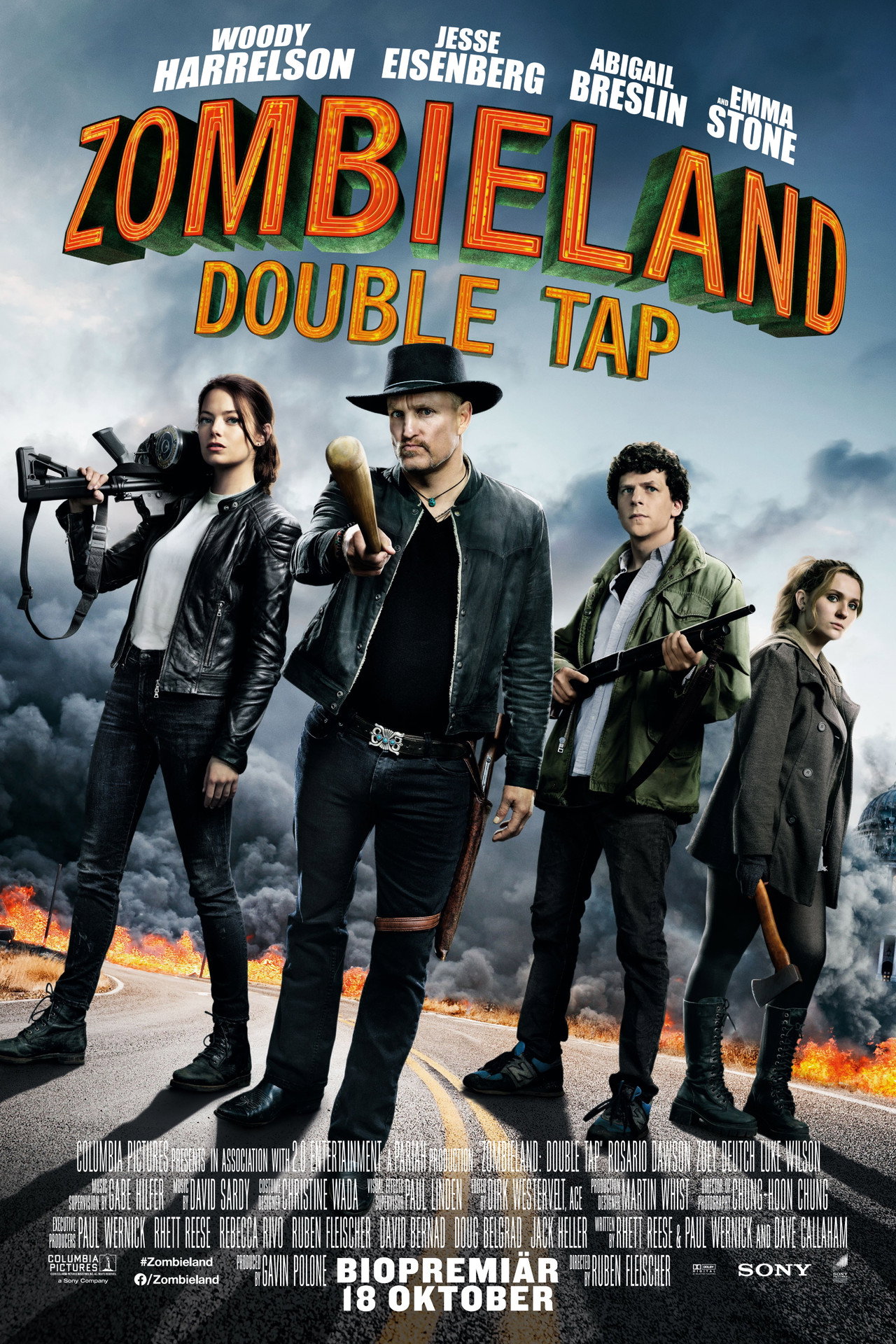 Zombieland: Double Tap filmaffisch