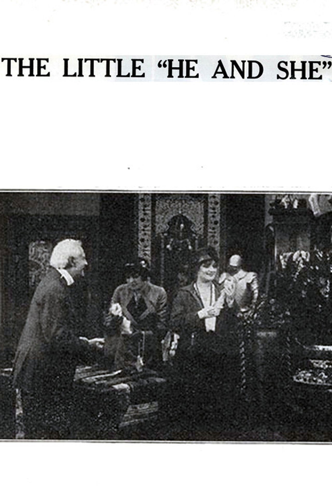 The Little 'He and She' Backdrop