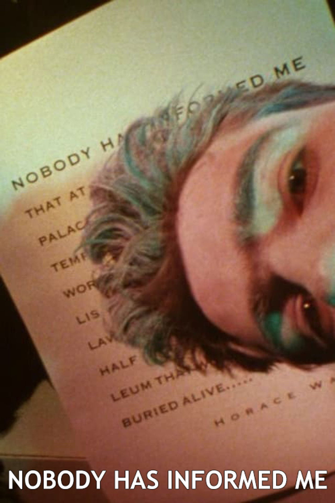 Nobody Had Informed Me Backdrop