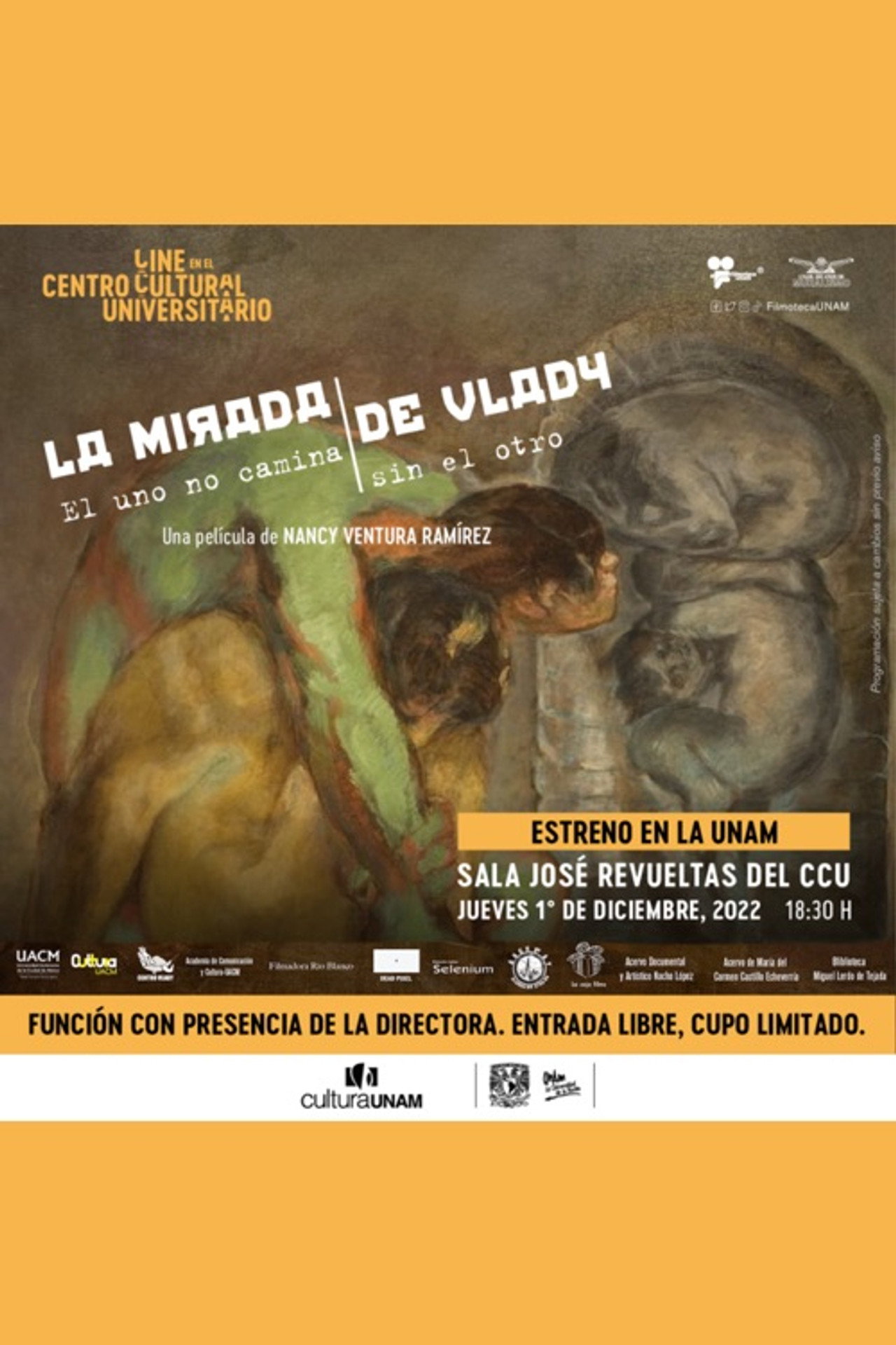 The Gaze Of Vlady: One Does Not Walk Without The Other Backdrop