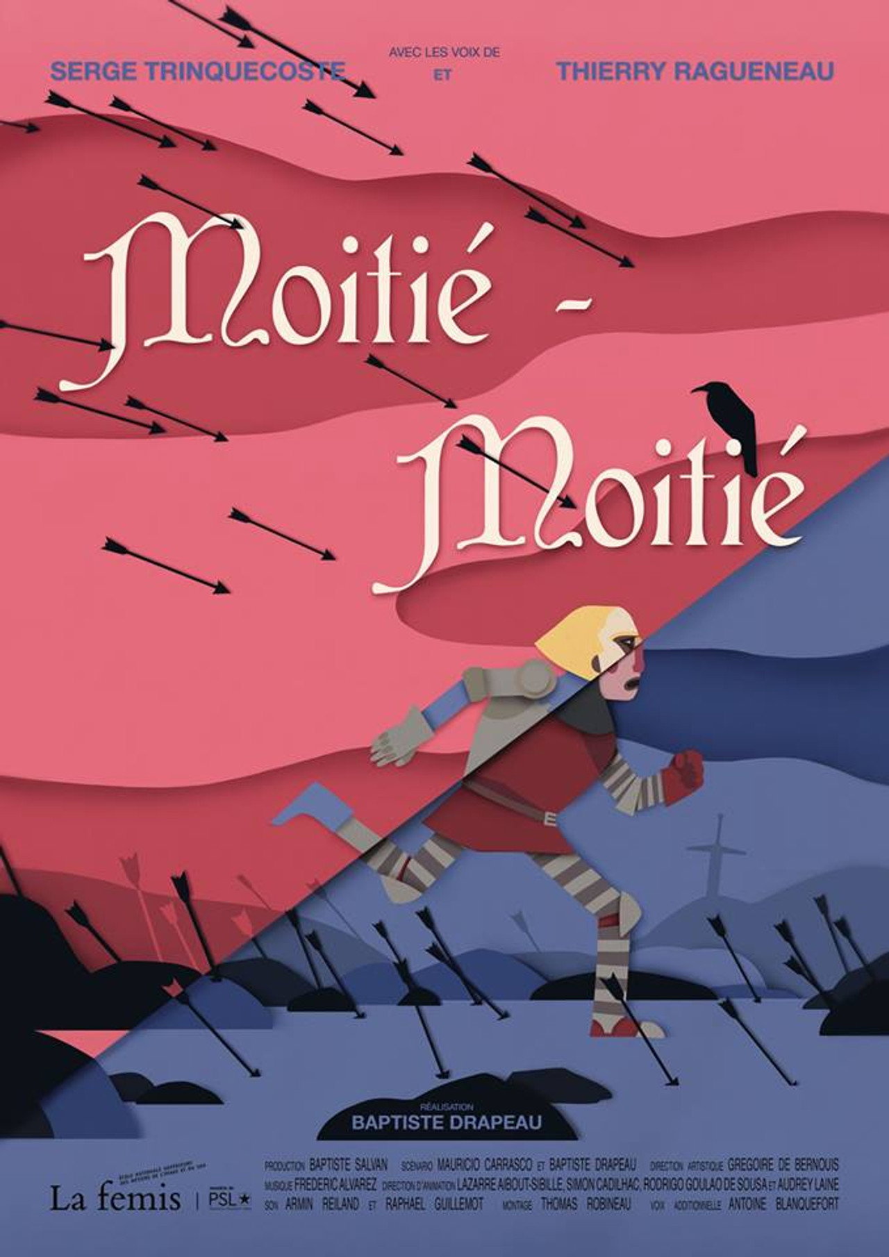 Moitié-moitié Backdrop