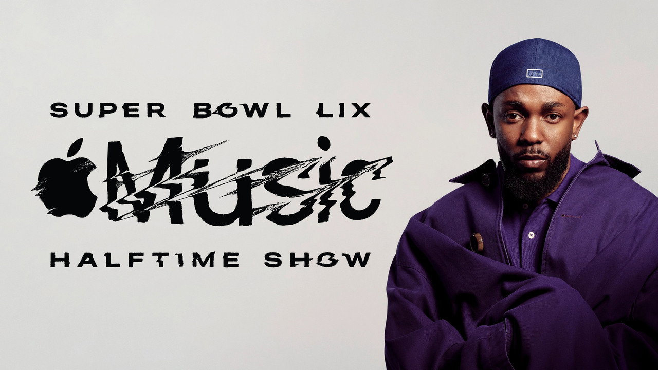 Kendrick Lamar's Super Bowl LIX Halftime Show backdrop
