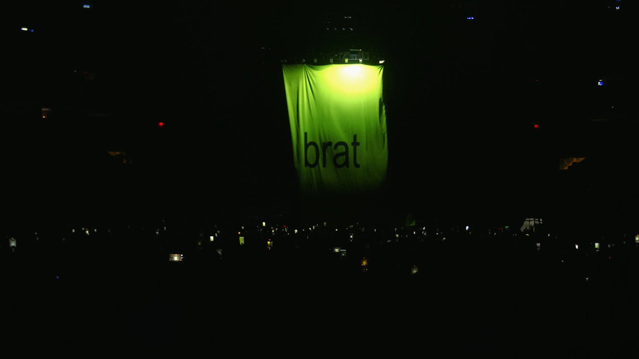 Charli xcx: The BRAT Interview backdrop