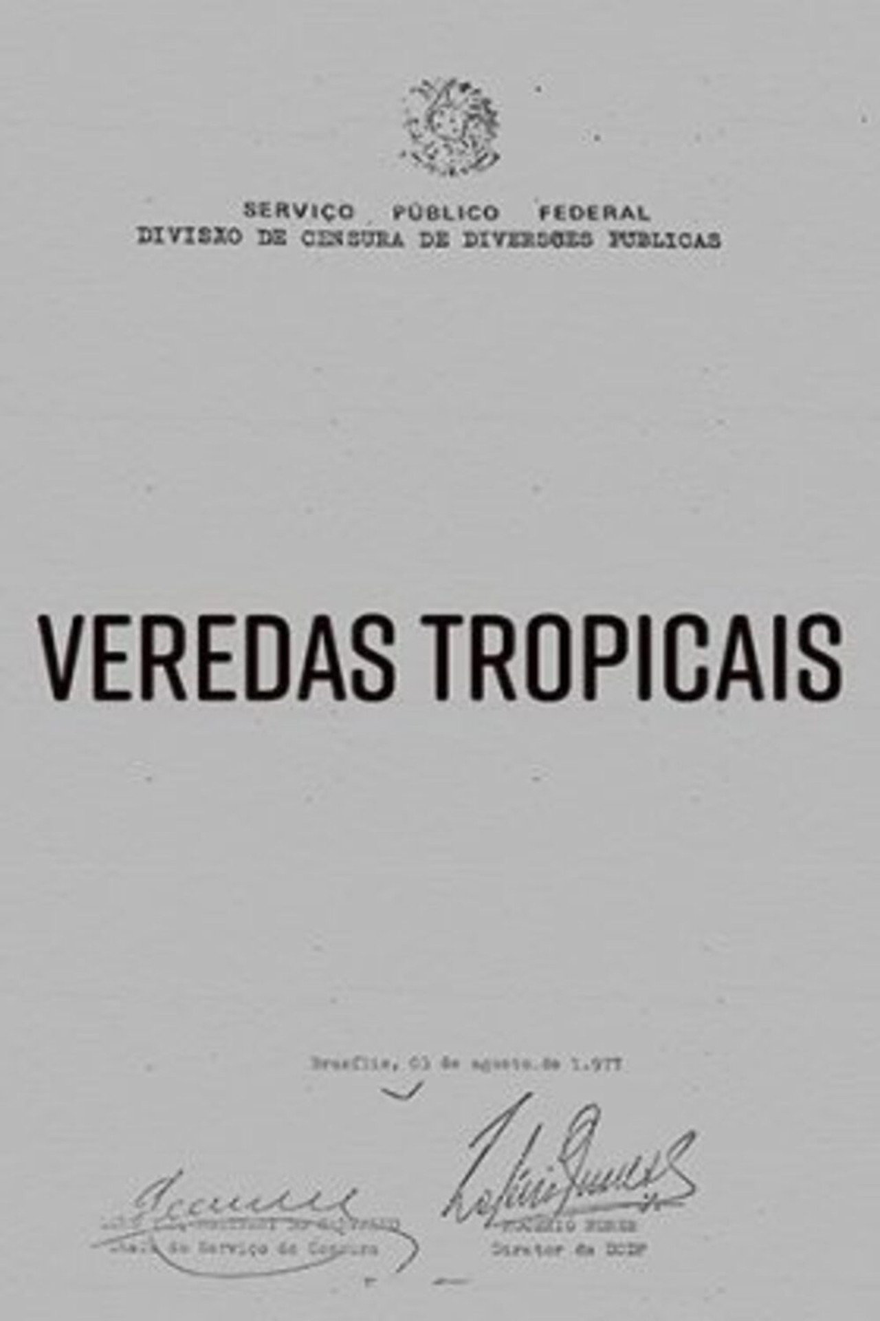 Veredas Tropicais filmaffisch