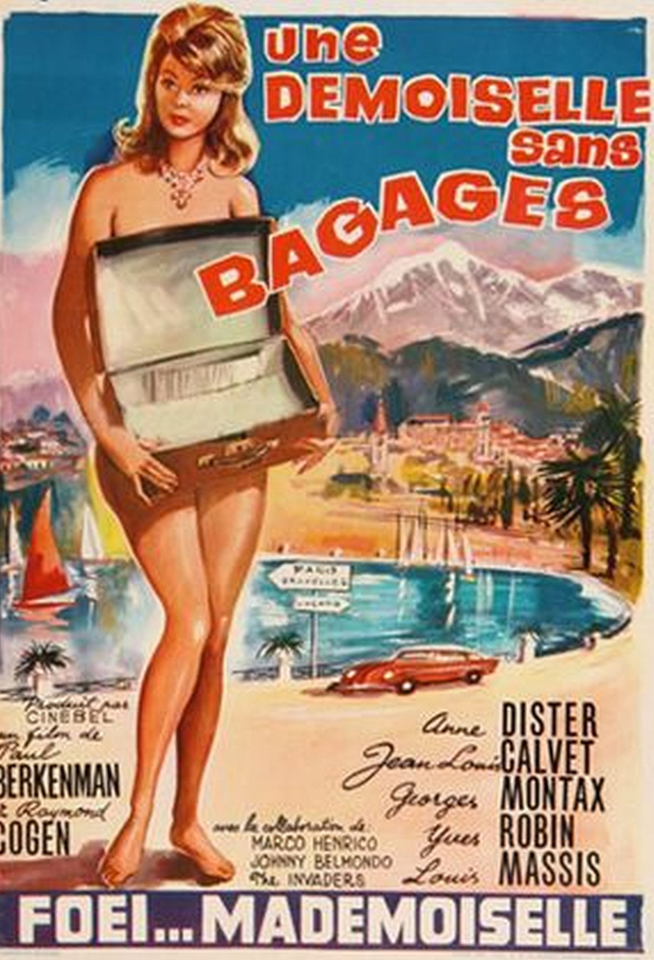 Une demoiselle sans bagages Backdrop