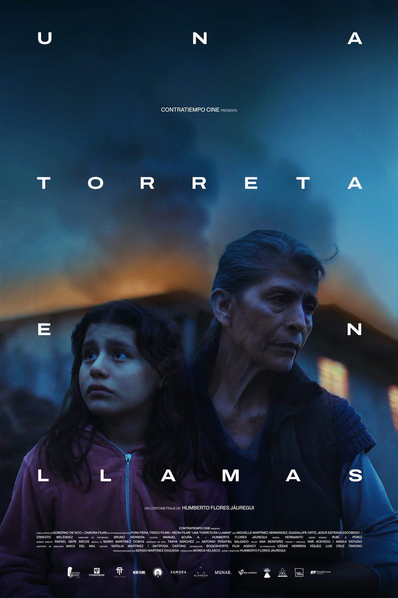 Una torreta en llamas filmaffisch