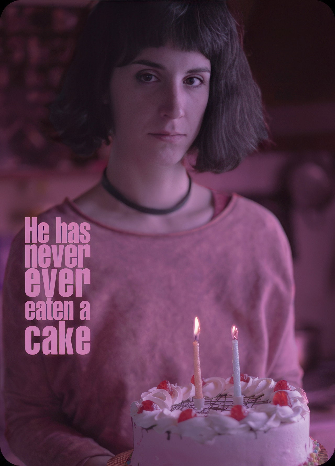 He has never ever eaten a cake filmaffisch
