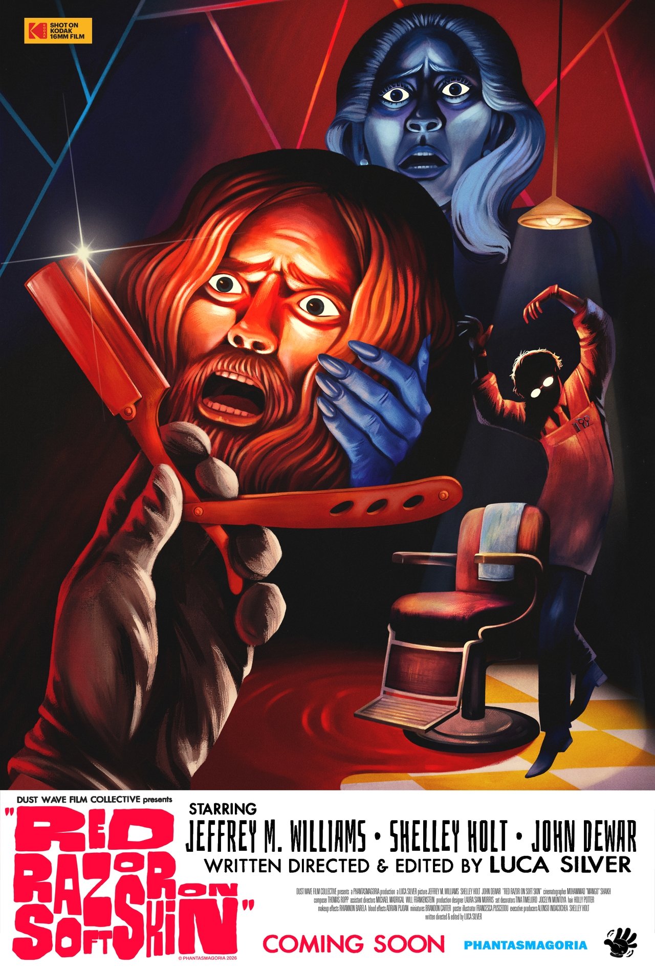 Red Razor On Soft Skin