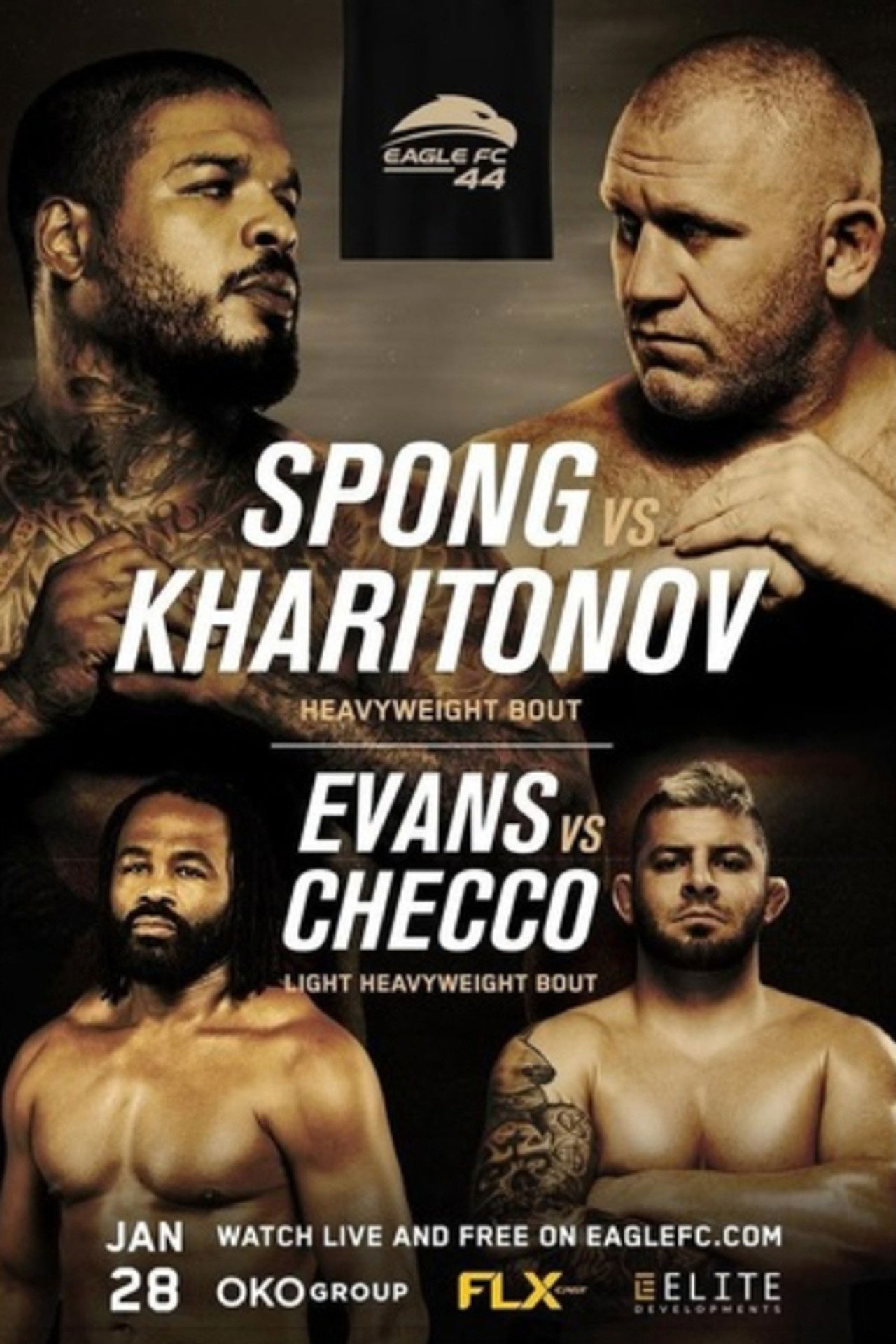 Eagle FC 44: Spong vs. Kharitonov Backdrop