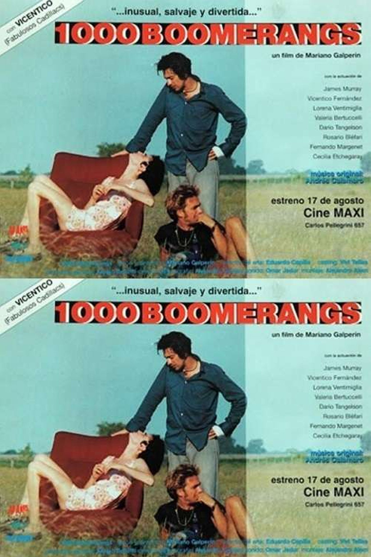 1000 Boomerangs filmaffisch