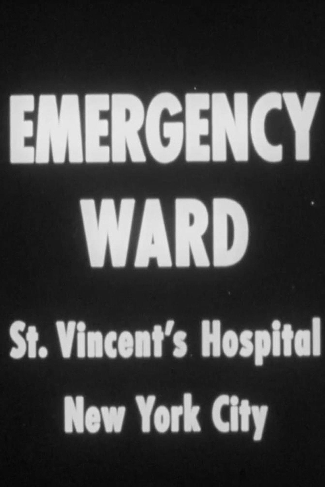 Emergency Ward filmaffisch