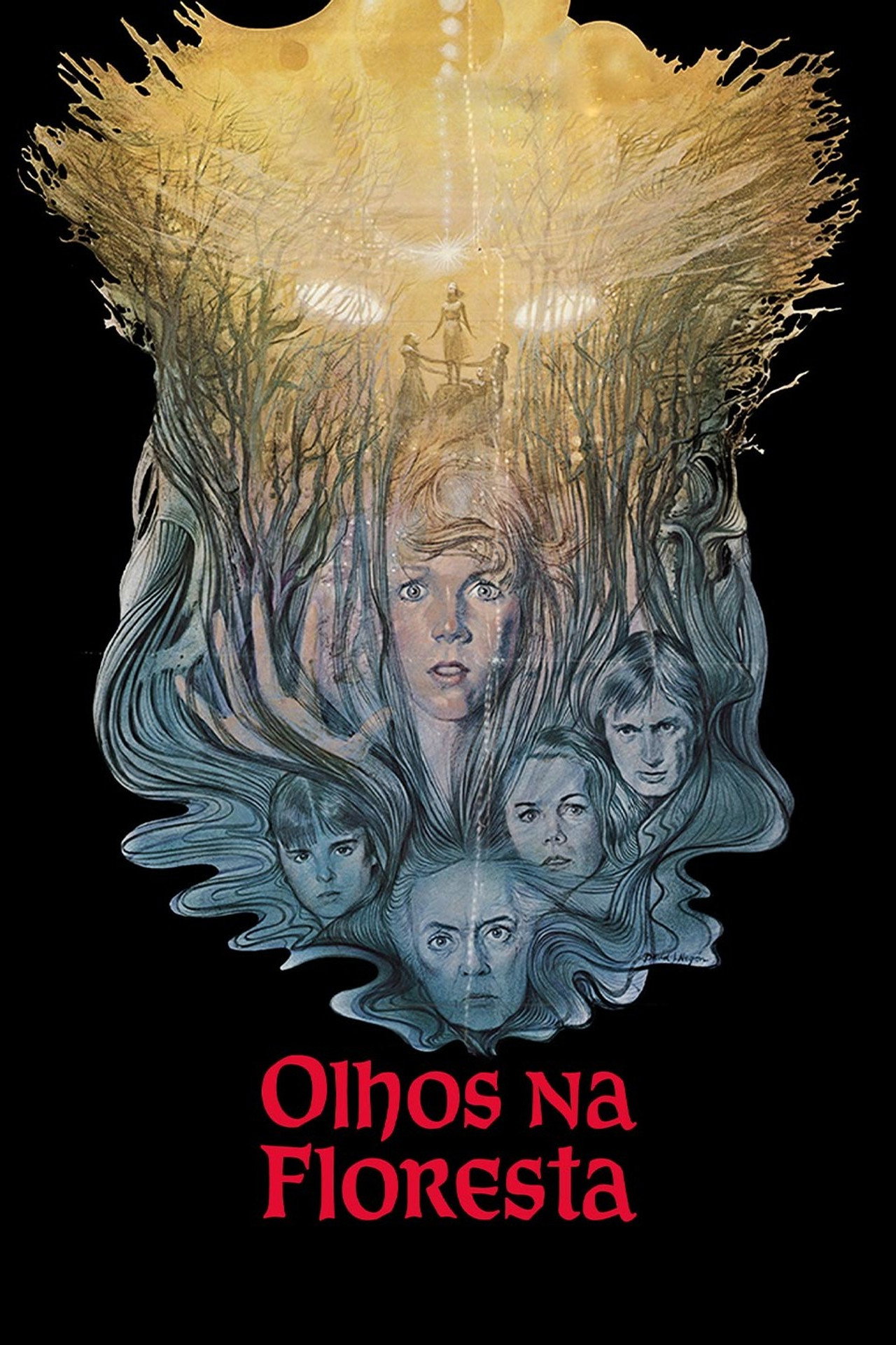 Pôster de Olhos na Floresta
