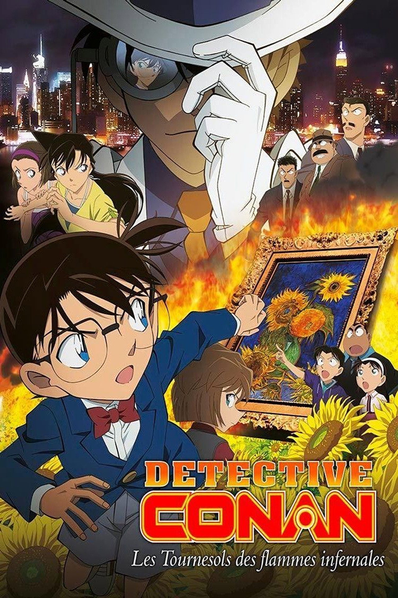 Détective Conan : Les tournesols des flammes infernales poster
