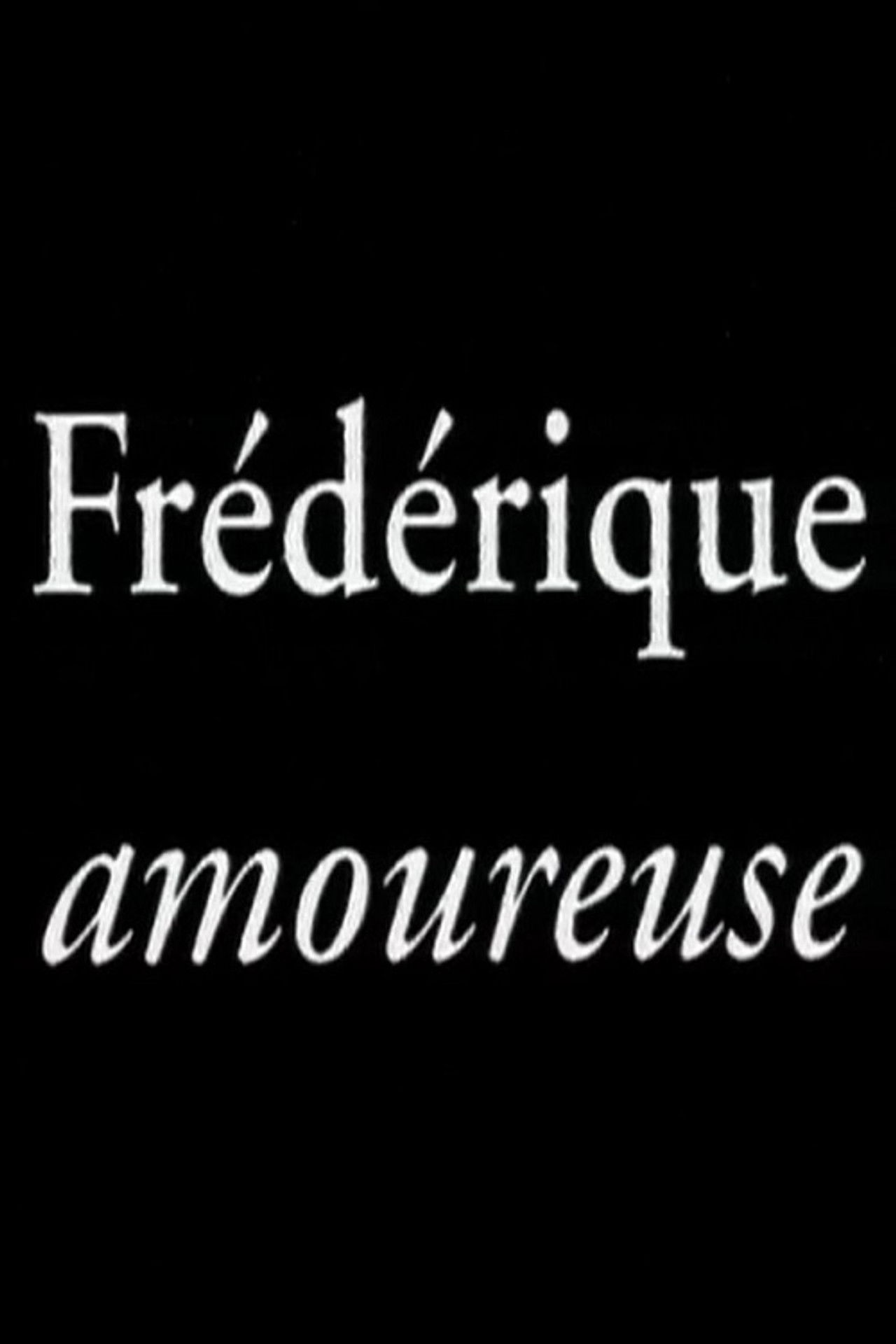 Frédérique amoureuse Backdrop