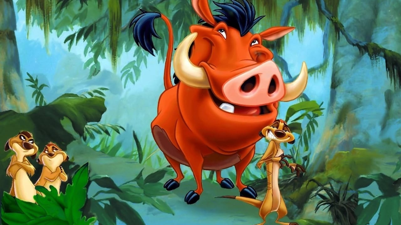 On Holiday With Timon & Pumbaa Backdrop Image