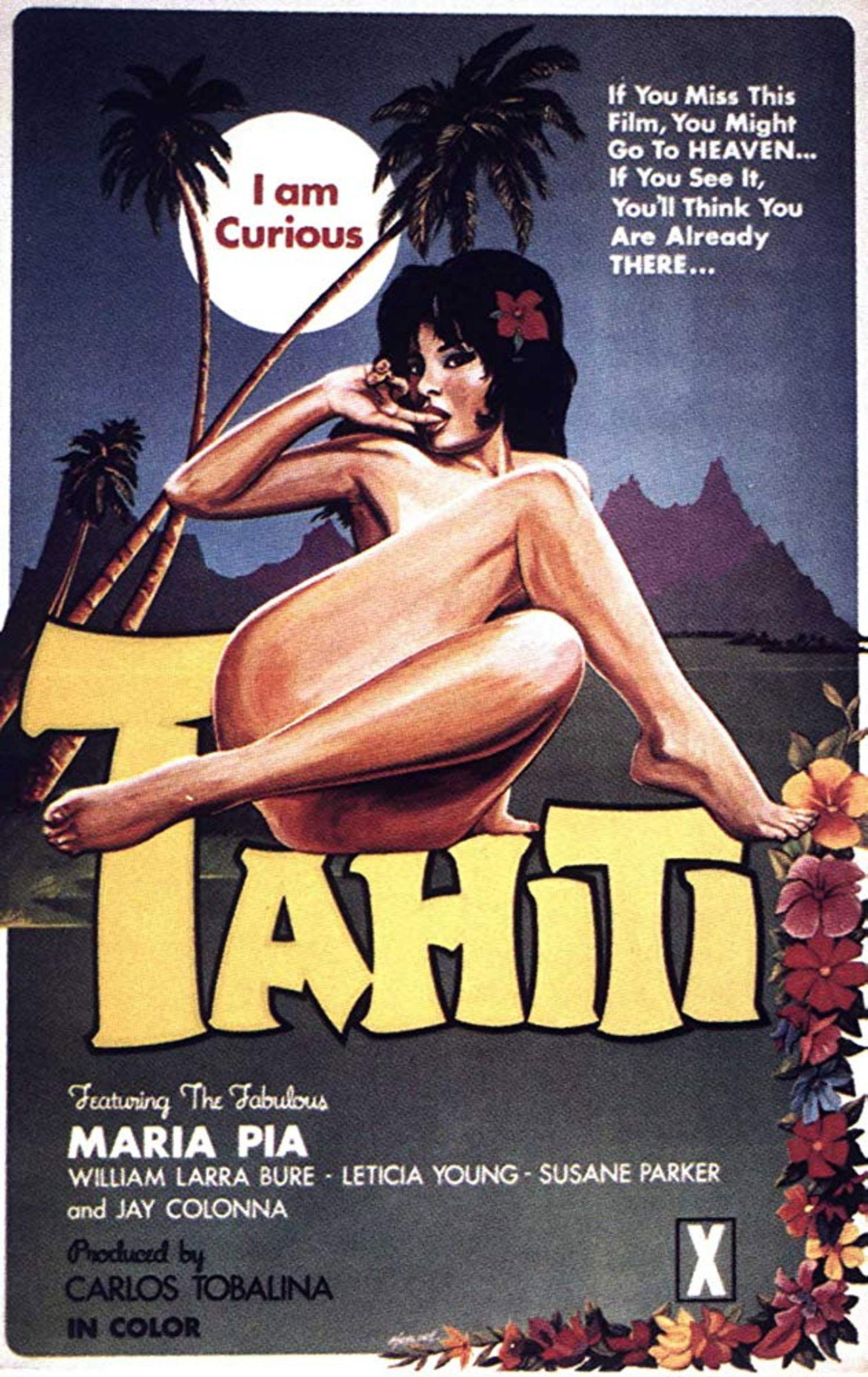 I Am Curious Tahiti Backdrop