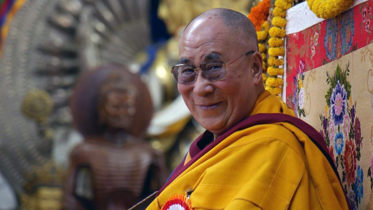 Compassion in Exile: The Story of the 14th Dalai Lama background